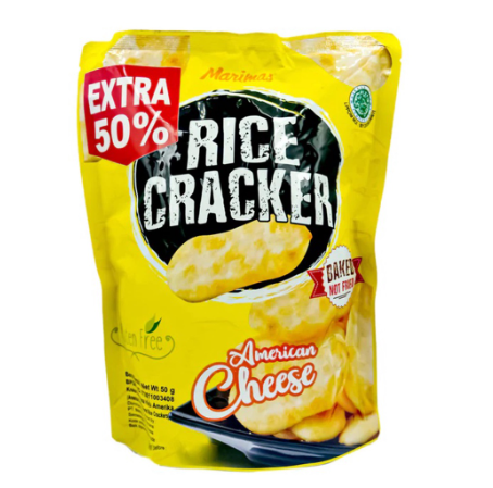 Marimas Rice Cracker American Cheese 50g