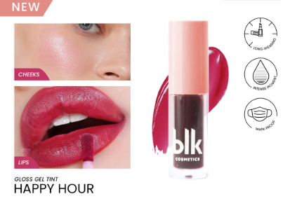Blk Cosmetics Fresh Gloss Gel Tint Happy Hour