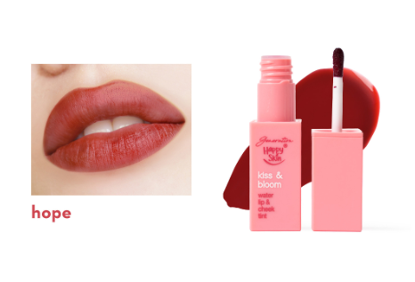 Happy Skin Kiss & Bloom Water Lip & Cheek Tint in Hope