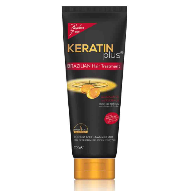 KeratinPlus Brazilian Hair Treatment Tube  Black 200g