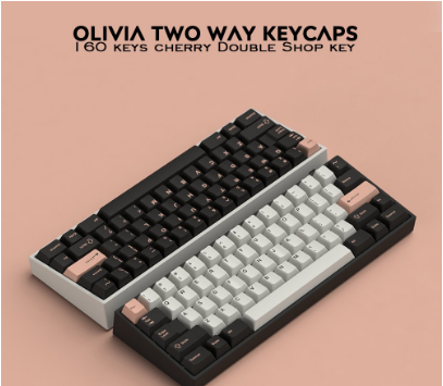 160 Keys DOUBLE SHOT Cherry Profile Dark Olivia PBT Keycap Thick For Filco CHERRY Ducky iKBC Mechanical Gaming Keyboard
