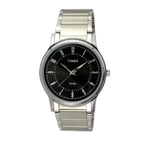 Timex R4 Series Silver Stainless Steel Analog Quartz Watch For Men TW00R415E CLASSICS