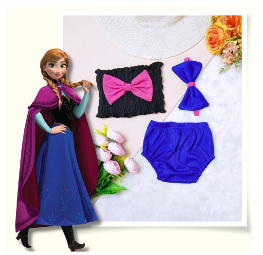 Stacey Smocking Terno For Baby Girl With Turban for 1-24months c8