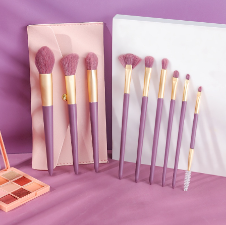 9pcs Make up brush set Super Soft Makeup Powder Eyeshadow brushes Blush Brush Cosmetic Makeup tool