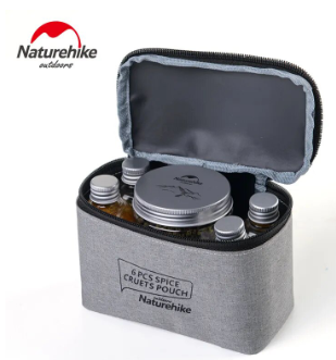 Naturehike Outdoor Seasoning Bottle Set Portable Barbecue Utensils Picnic Camping Seasoning Pot