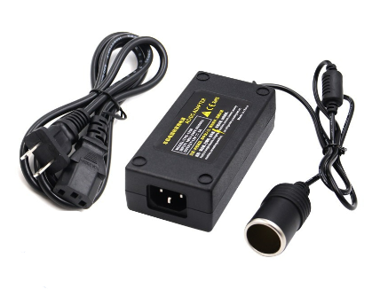 Cigarette Lighter Adapter Power Converter 220V AC To 12V DC for Car Air Pump/Vacuum Cleaner