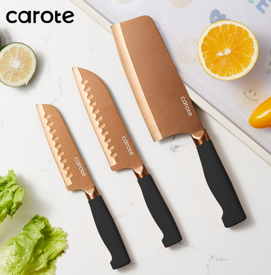 CAROTE kitchen knife meat cutting chef knife stainless steel fruit knife sharp