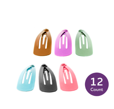 Goody Girls Contour/Snap Hair Clips, 12ct