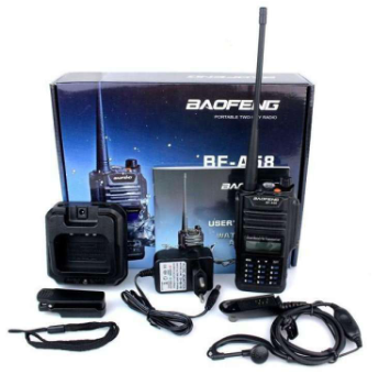 Baofeng BF-A58 UHF VHF 5W Waterproof Walkie Talkie (Black)
