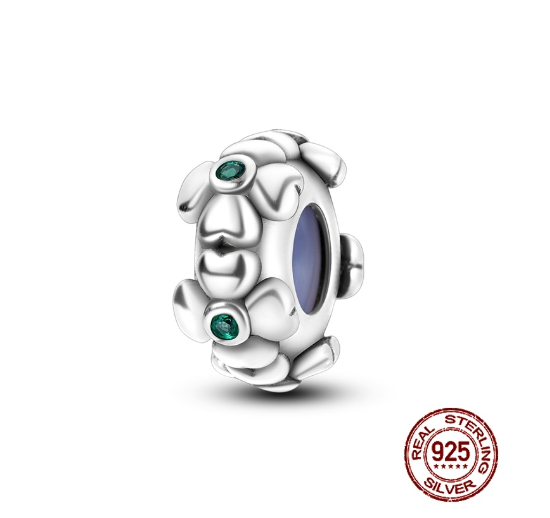 Fit Original Pandora Bracelet Beads Pendant 925 Sterling Silver Love Positioning Buckle Series Colorful Women Jewelry DIY Gift S042