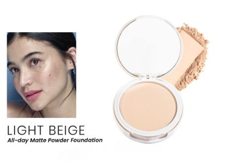 blk cosmetics daydream all-day matte powder foundation light beige