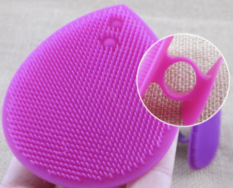 Super soft Silicone Wash Brush Face Cleaning Exfoliating Brush SPA Skin Scrub Tool