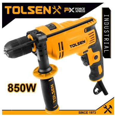 Tolsen Industrial Keyless Chuck Impact Drill Hammer (850Watts) Variable Speed 79506(A) FX Series