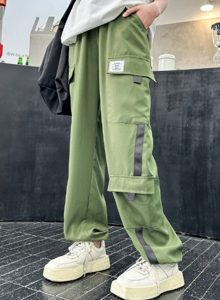 Teenage Girls' Jogger Cargo Pants With Elasticated Hem