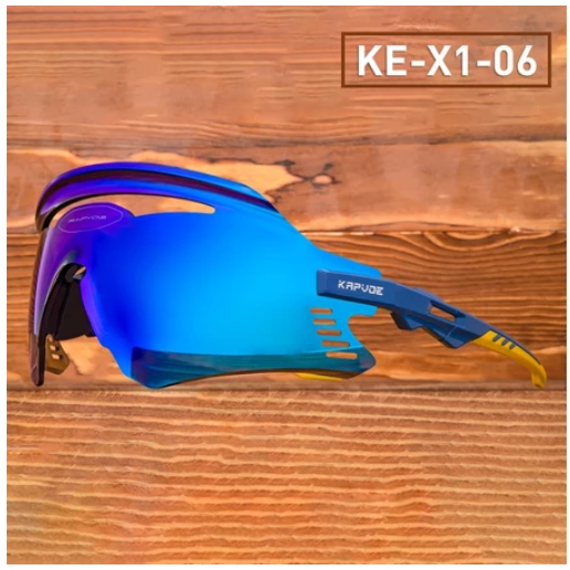 Kapvoe Cycling Glasses Mountain TR90 Bicycle Goggles Sunglasses Women Running Outdoor Sports Men MTB Bike Eyewear L