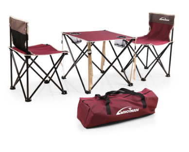 Outdoor Folding Portable Chair & Table Camping Chair Beach Chair with Free Bag for Family