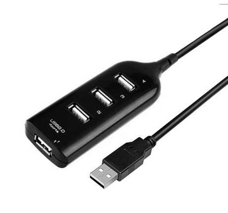 USB Hub High Speed Transfer Extension Adapter Portable USB 2.0 For Laptop Use