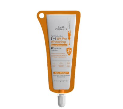 Luxe Organix 5in1 UV Pro Whitening Serum Sunscreen SPF 47 PA+++ 10mL