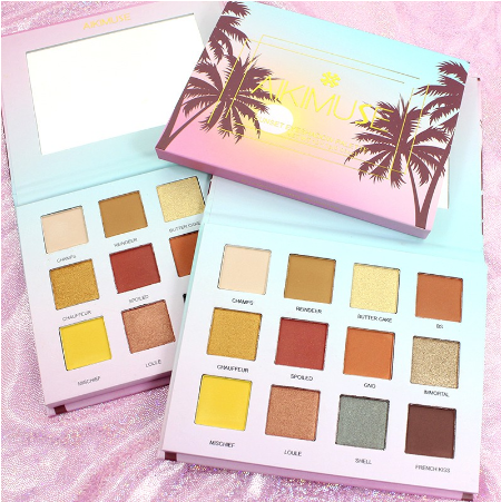 KIMUSE 12 Colors Sunset Eyeshadow Palette Shimmer Matte Waterproof Easy To Wear Eye Shadow