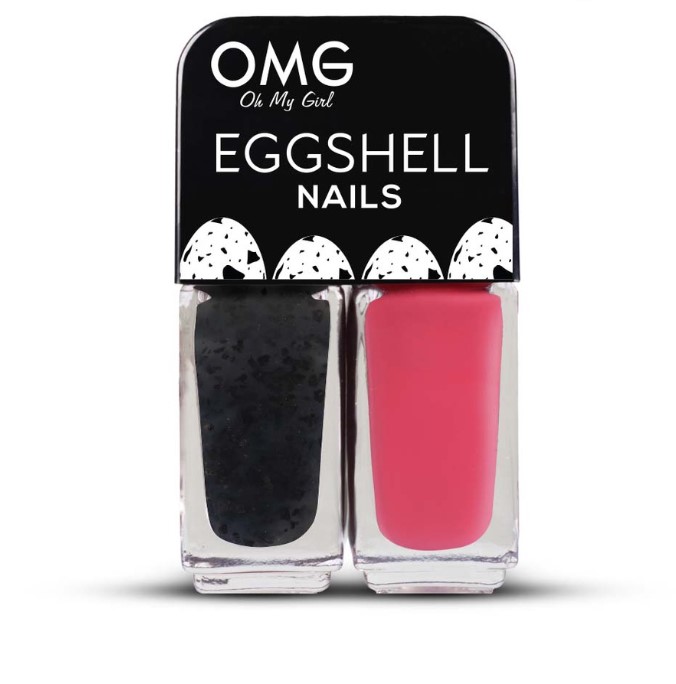 OMG Eggshell Nail Polish Swan 5ml x 2