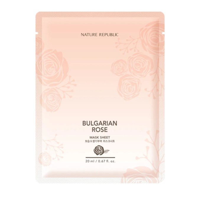Nature Republic Bulgarian Rose Essential Mask Sheet 20ML