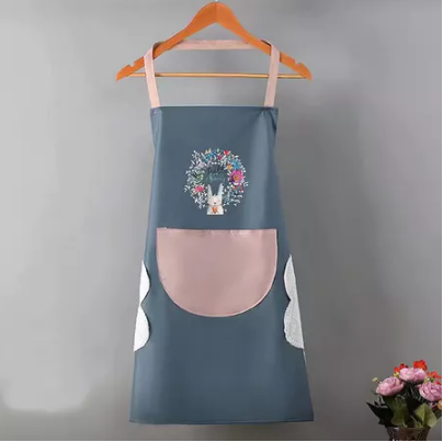PH Local】Waterproof Apron Coffee Shop Barber Working Bib Kitchen Cooking Aprons BBQ Apron