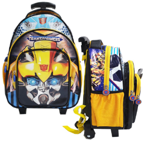 Boys Wheel Bag Captain America By Catenzo Junior Bandung CJRLK Trolley Bag Push Children Kindergarten & PG Transformers Coin