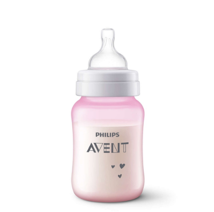 Philips AVENT 9oz Anti-colic Baby Bottle Pink Sheep