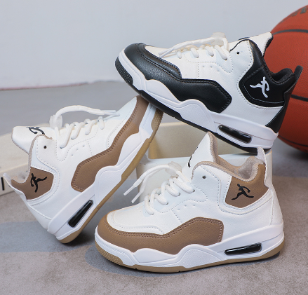 New Basketball Shoes for Kids Boys High Top Rubber Kids Shoes Sneakers for Kids Size 30-37