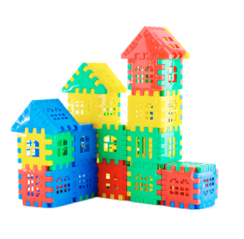 50pcs/lot Building Blocks Baby Paradise House spelling puzzle blocks City DIY Creative Model Figures Educational Kids Toys