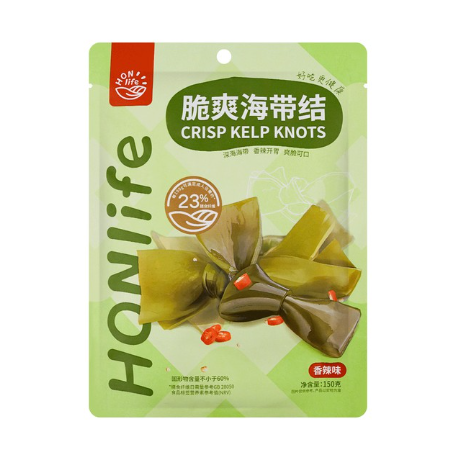 Honlife Crisp Kelp Knots Spicy 150g