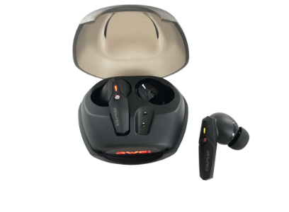Awei T25 TWS Wireless Bluetooth 5.3 Earphone Touch Control In-Ear Earbuds w/ Wireless Charging Case