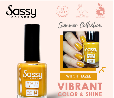 Sassy Colors Magic Gel Nail Polish "Summer Blooms Collection"