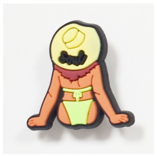 Summer Beach Holiday Series Shoes Charms Decoration Shoe Charm for Kids and Adult Soft PVC Clog Button Decorations B9