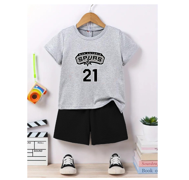 Boy Clothes Corp Terno for Kids Boys Fashion Sando Shorts Set Summer Tshirt  S18