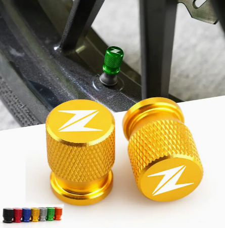 Motorcycle Tyre Valve Air Port Stem Caps Tire Covers Plug CNC Accessories For Kawasaki Z400 Z650 Z750 Z800 Z900 Z1000 All Years