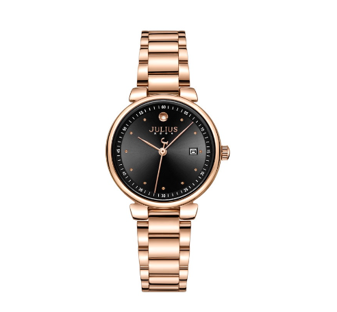 JULIUS business leisure quartz elegant fashion women's steel band Watch ja-1361 3