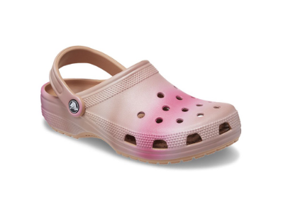 Crocs Classic Color Dip Clog in Cork Multi