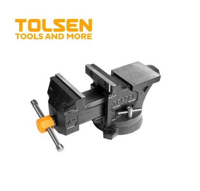 Tolsen Industrial Bench Vise Ultra Large Swivel Base w/ Anvil 8 Inches