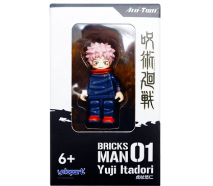 Jujutsu Kaisen 4.5cm Bricks Man 01 - Yuji Itadori Mini Figure