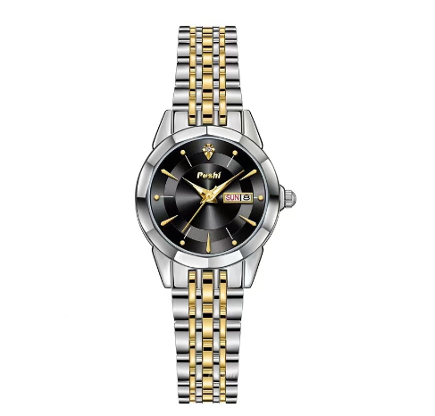 Binbond Original Luxury Watch Waterproof Couple Watch Simple Business Quartz Watch Casual Stainless Steel Wrist Watch F4