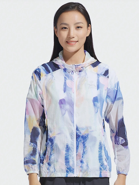 TECTOP Women's Outdoor Zip Jacket Sports Casual Fitness Workout Breathable Hooded Jacket With Pockets