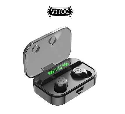 Vitog TG02 TWS wireless bluetooth headset 5.1 with mobile power long battery life game office running call exclusive