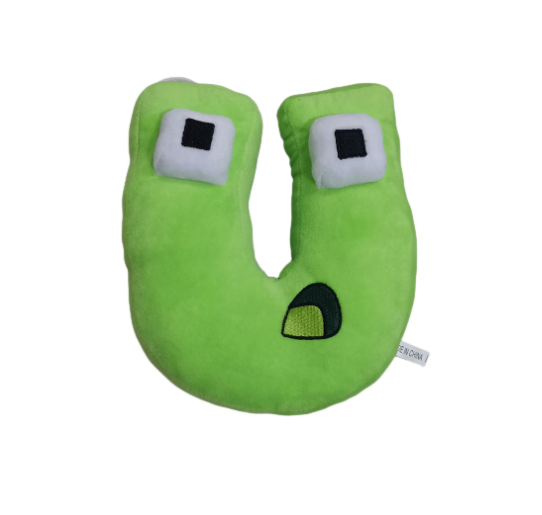 26 Alphabet Legend Plush Toy 0-10 Number Pillow Building Block Doll Children Birthday Party Gift U