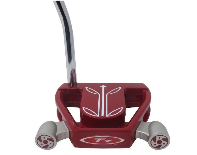 Red Mallet Golf Putter Right Handed with Alignment Line Up Hand Tool 33 Inches Petite Lady's Perfect for Lining up Your Putts