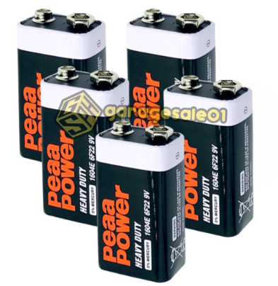 5pcs Original 9V Battery Peak Power 9 Volts