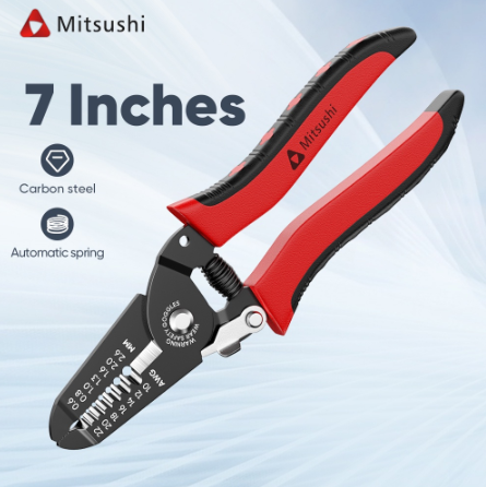 Mitsushi MIT-WS7-1 7-in-1 Wire Stripper Exquisite Pliers