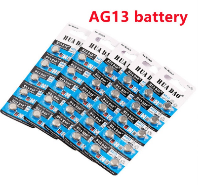 10 PCS 1.55V alkaline button electronic AG13 button battery