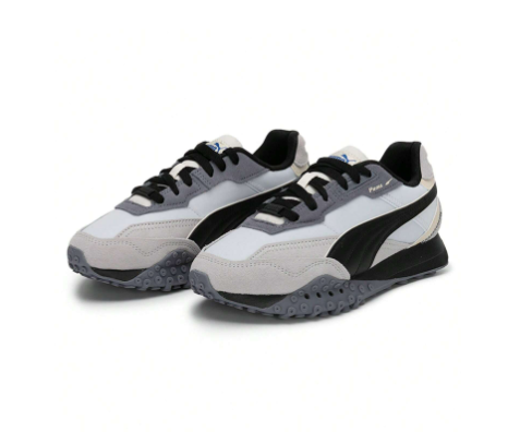 Puma Blktop Rider Nylon LT Unisex Low-Top Sneakers, Platform Thick-Sole Chunky Sneakers, 2024 Autumn