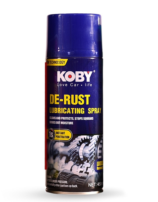 Koby De-Rust Lubricating Spray 450ml